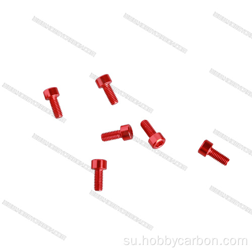 Custom anodized aluminium fasteners aluminium 7075 screws